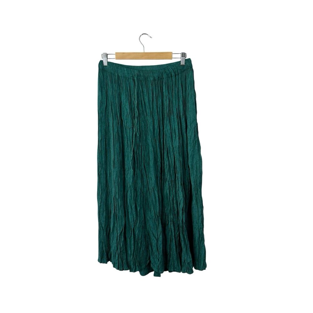 Vintage Exclusif By Whispers Broomstick Skirt Western Green One Size Womens READ